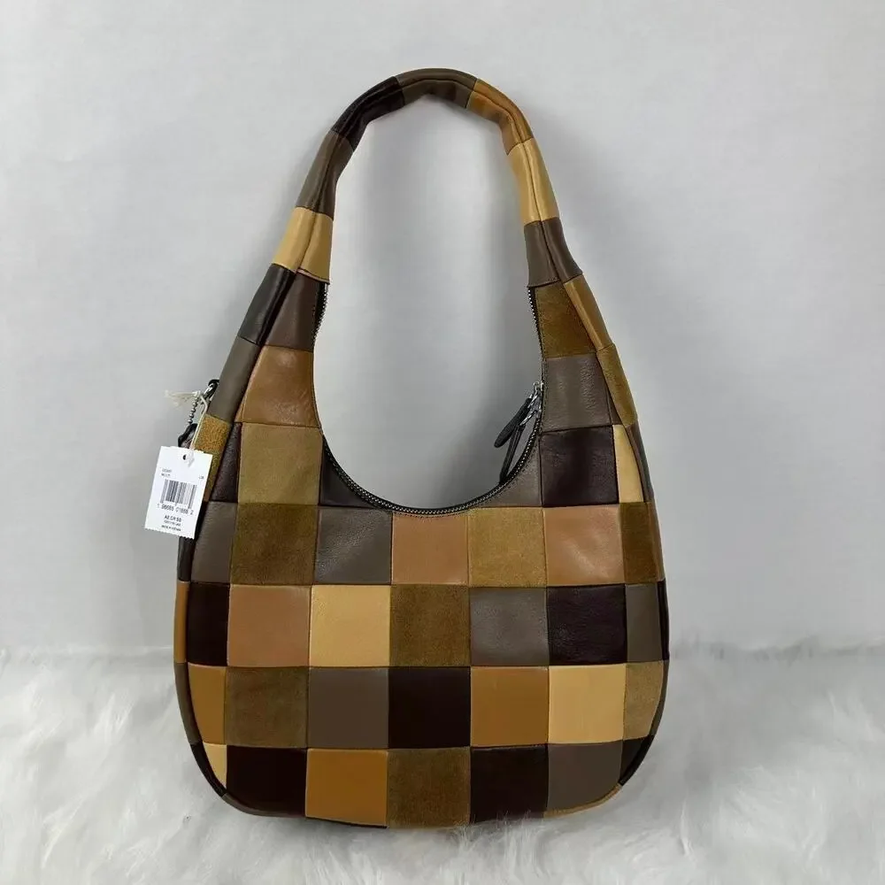 Coach Coachtopia Alter/Ego Crescent Shoulder Bag Leather Suede CCX57 Multi New
